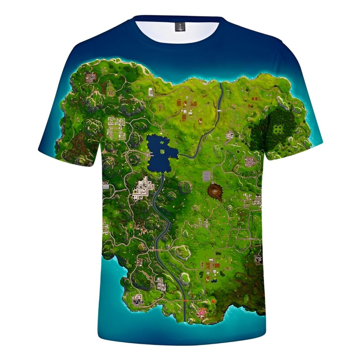 fortnite_battle_royale_map_t-shirt