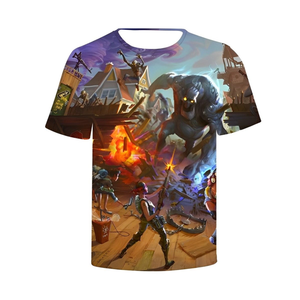 fortnite_monsters_attack_t-shirt