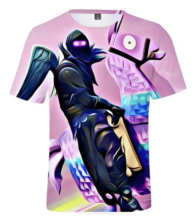 fortnite_raven_riding_llama_t-shirt