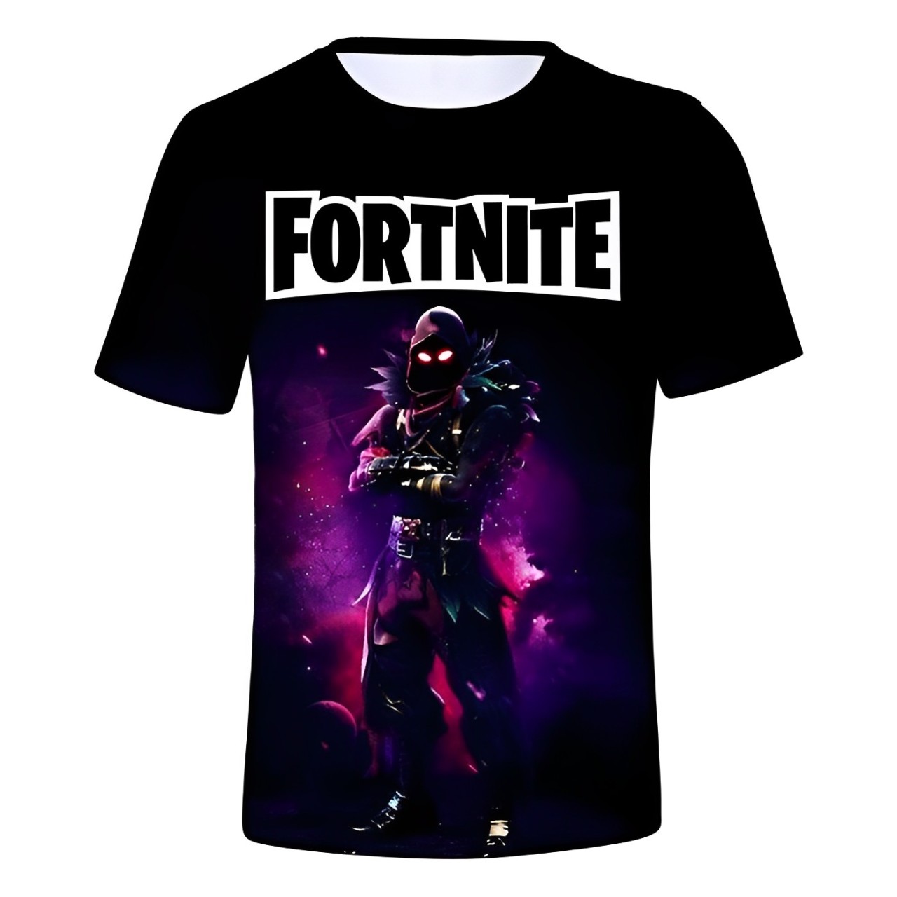 fortnite_raven_skin_t-shirt